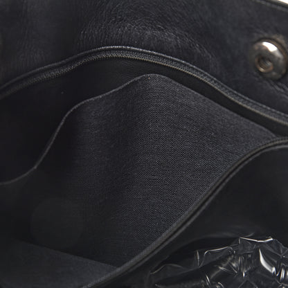 Chanel Lambskin Quilted Shopping Tote Black 14 of 15