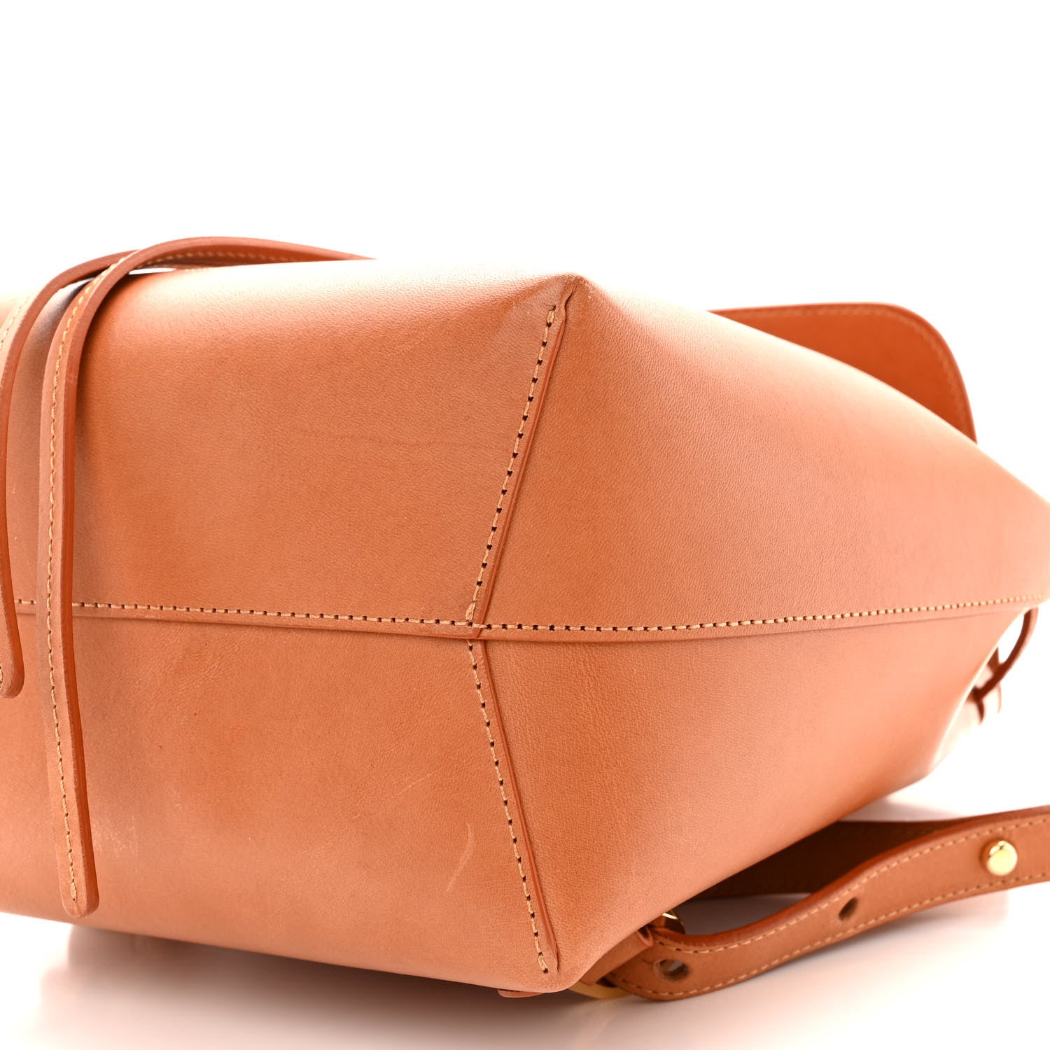 Mansur Gavriel Vegetable Tanned Calfskin Mini Backpack Cammello Rosa 10 of 10