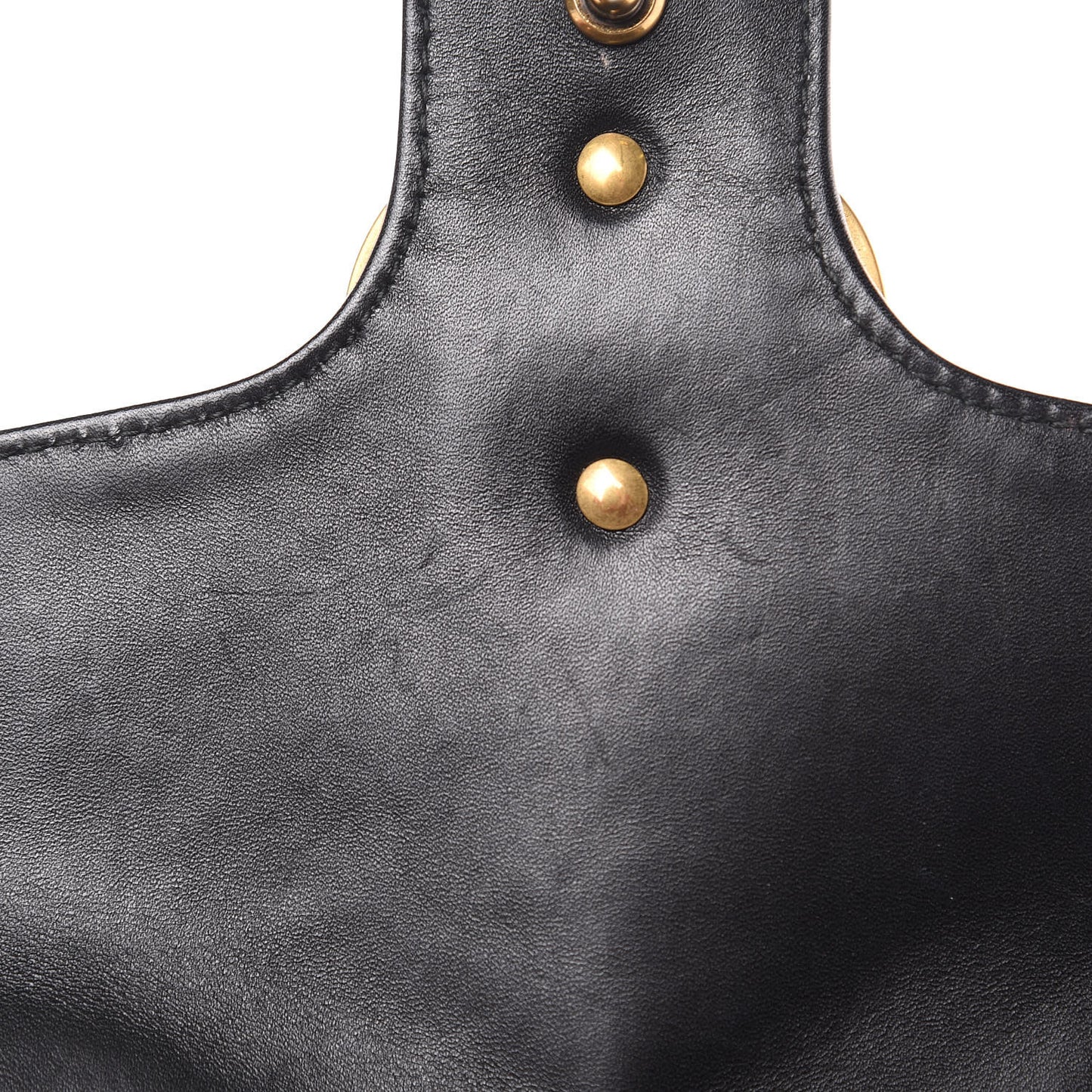 Calfskin Matelasse Small GG Marmont Shoulder Bag Black