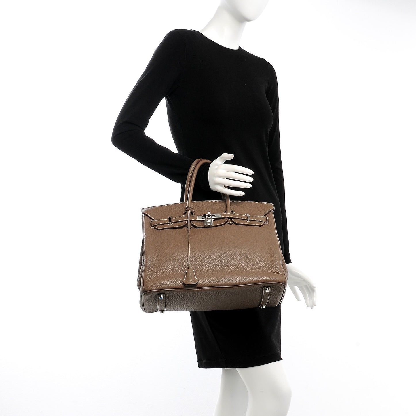 Taurillon Clemence Birkin 35 Etoupe