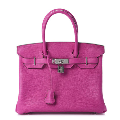 Hermes Taurillon Clemence Birkin 30 Magnolia 1 of 11