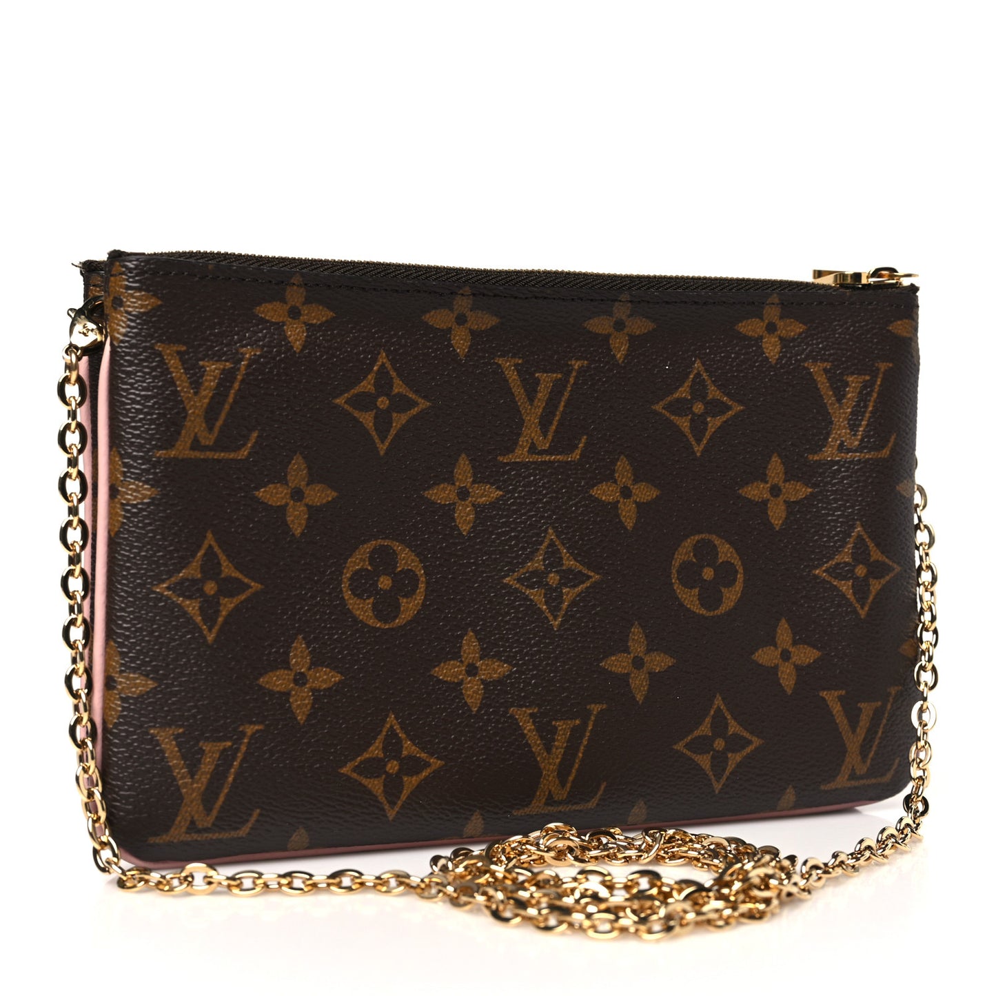 Monogram Blooming Flowers Double Zip Pochette