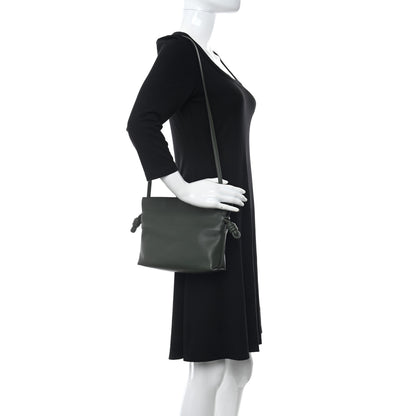Loewe Calfskin Mini Flamenco Knot Clutch Vintage Khaki 2 of 10