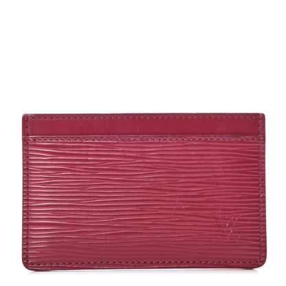Louis Vuitton Epi Card Holder Fuchsia 1 of 7