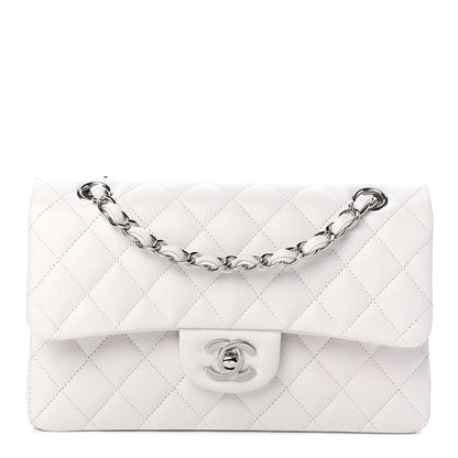 Chanel Caviar Quilted Small Double Flap White 1 of 9