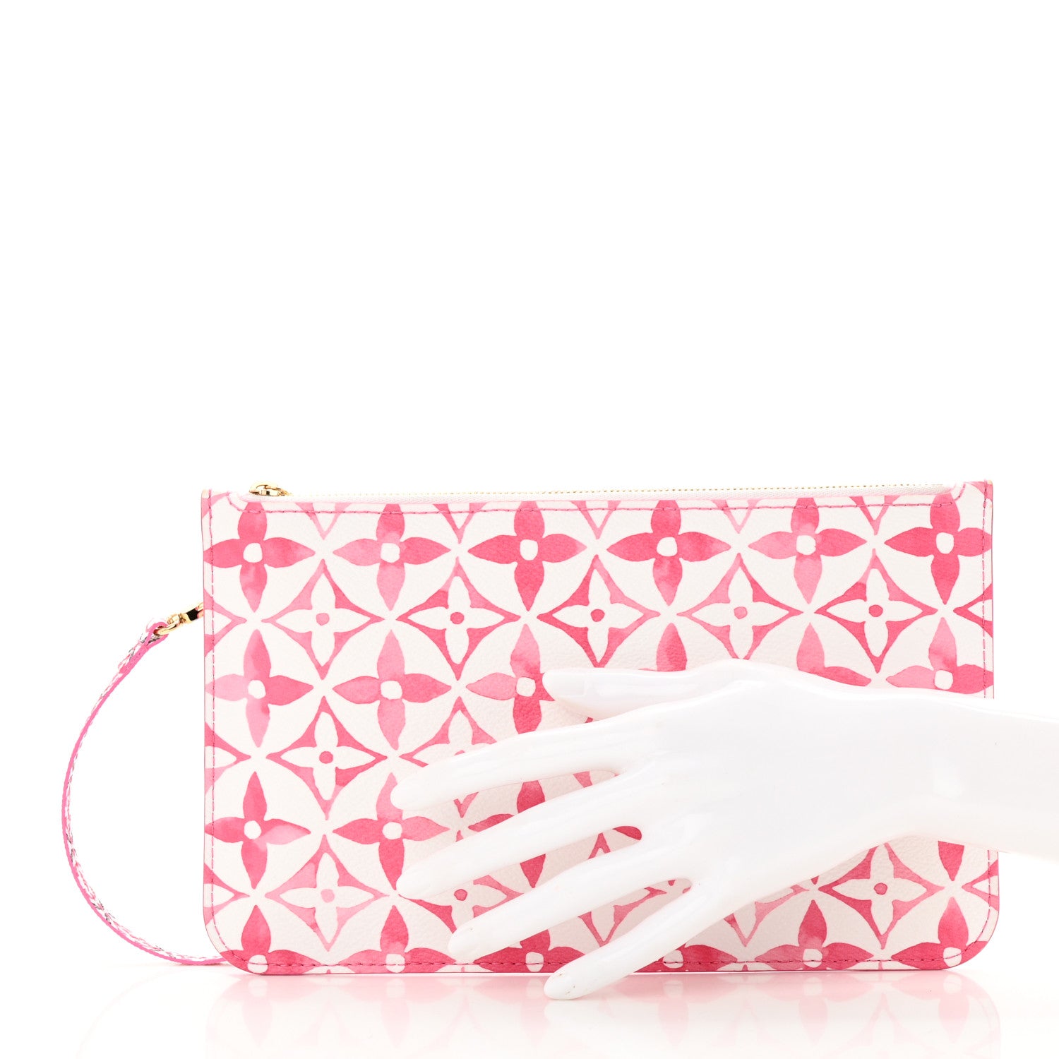 Louis Vuitton Monogram Giant Neverfull MM Pochette Rose 2 of 6