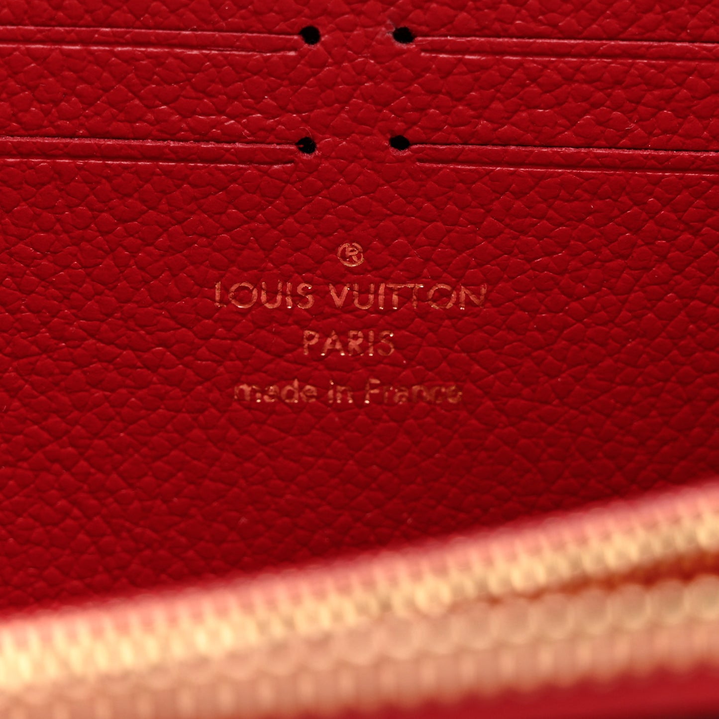 Empreinte Clemence Wallet Cherry