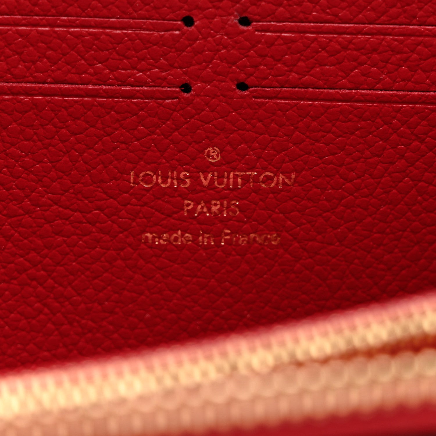Louis Vuitton Empreinte Clemence Wallet Cherry 6 of 6
