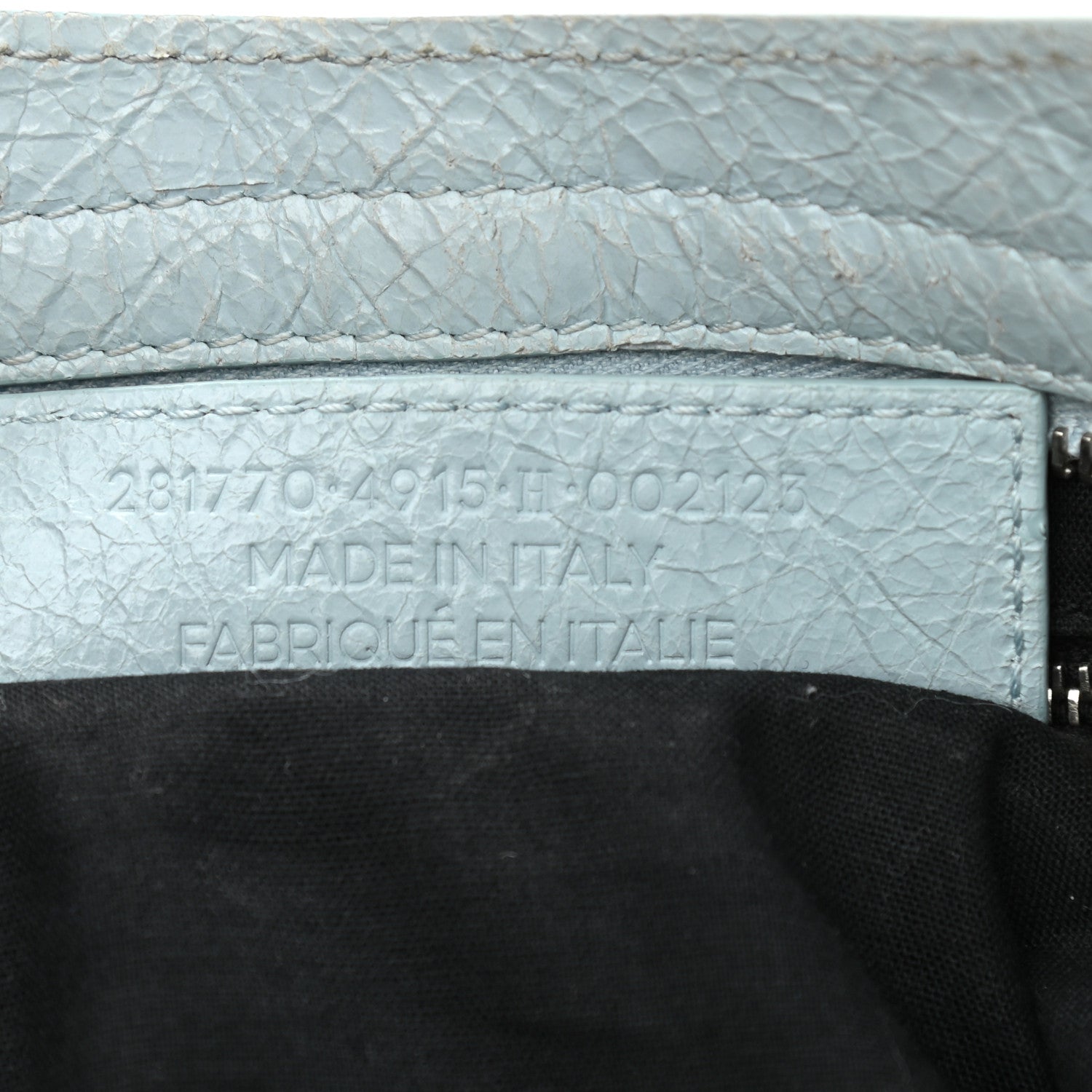 Balenciaga Agneau Giant 12 Silver Hardware City Bleu Dragee 7 of 14