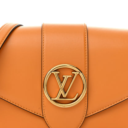 Louis Vuitton Smooth Calfskin LV Pont 9 Summer Gold 6 of 8