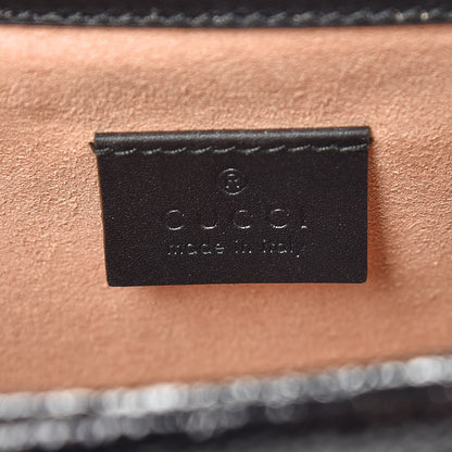 Gucci Velvet Skipper Crystal GG Monogram Small Dionysus Shoulder Bag Black Black Diamond 6 of 7