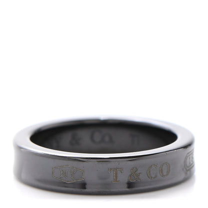 Tiffany Titanium 4mm Narrow 1837 Ring 47 4 1 of 8
