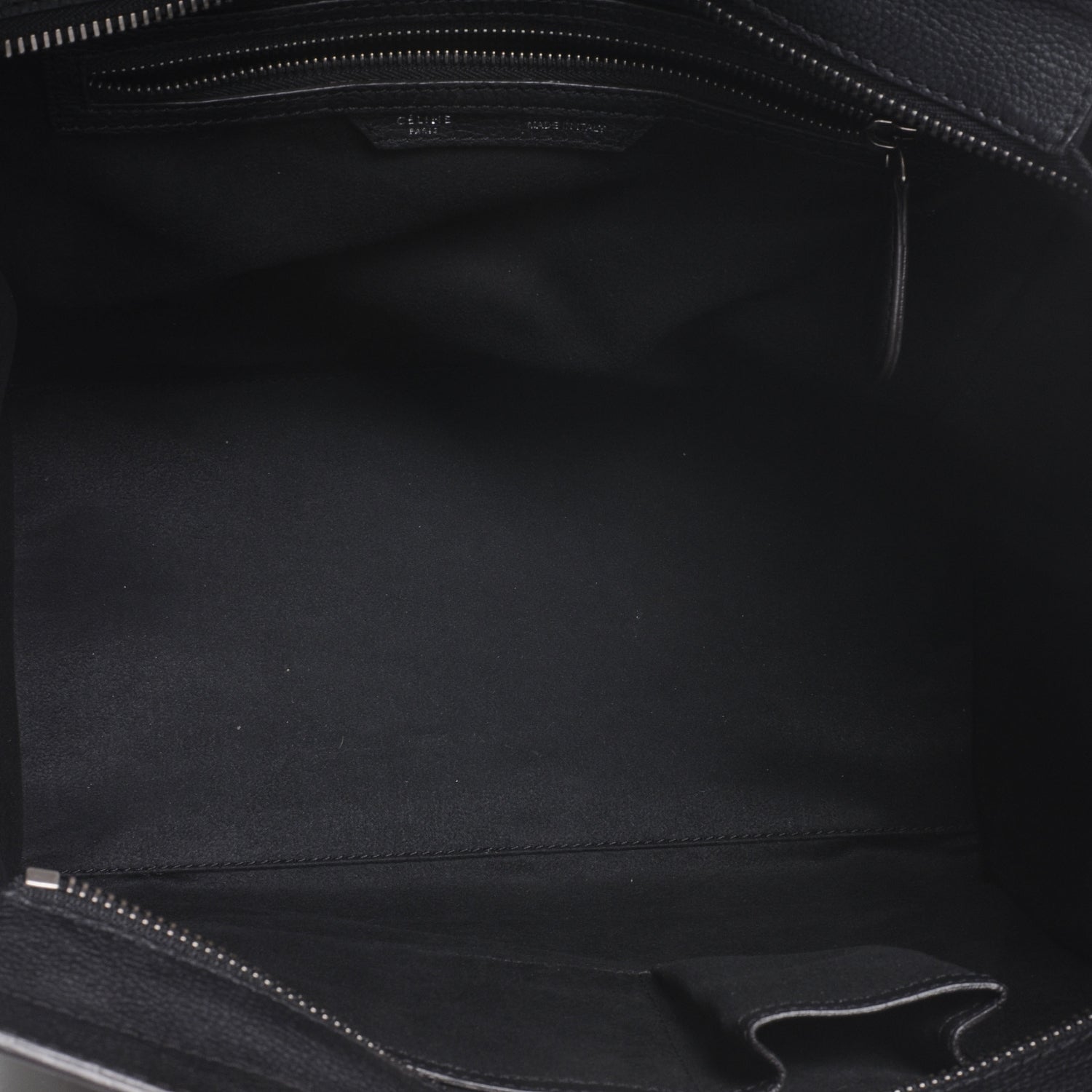 Celine Drummed Mini Luggage Black 7 of 9