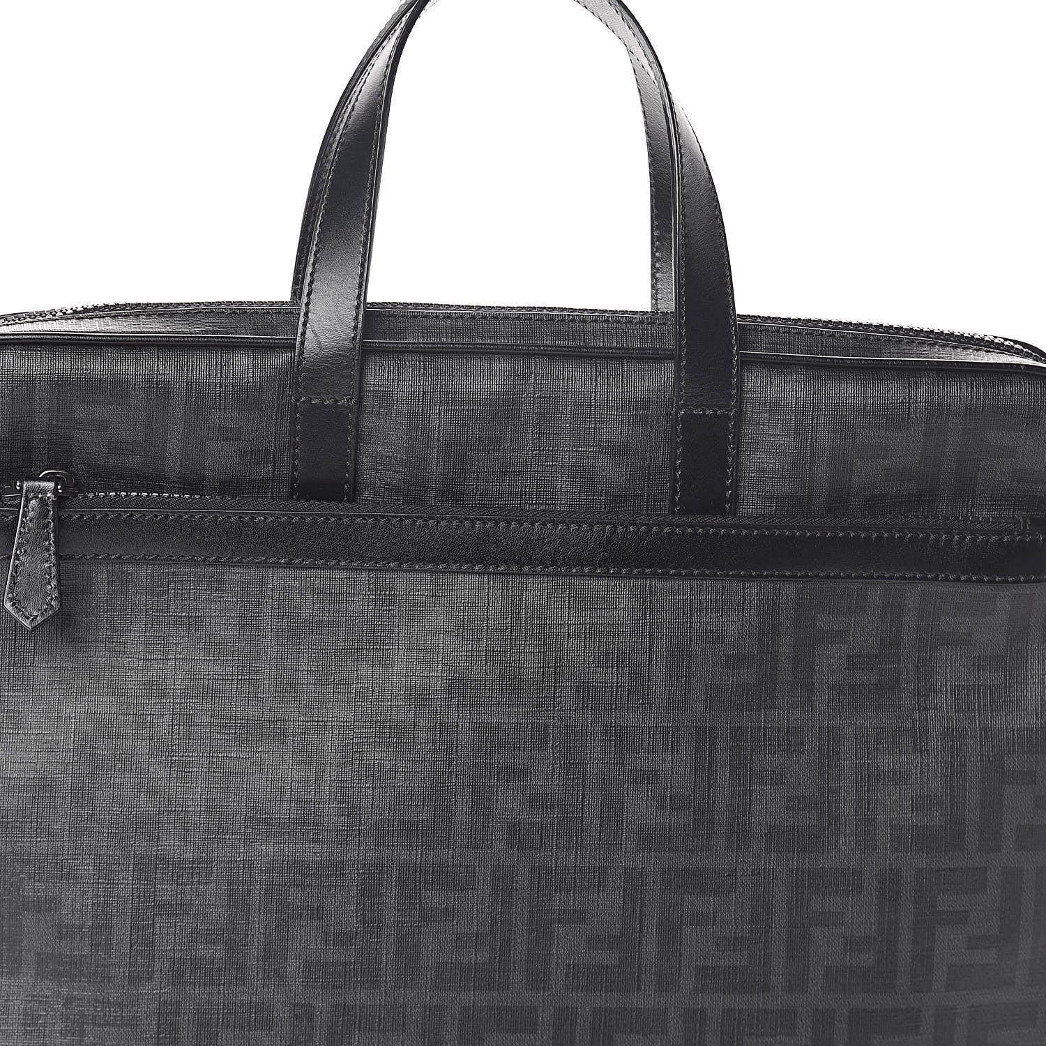 Fendi Zucca Spalmati Briefcase Black 7 of 9