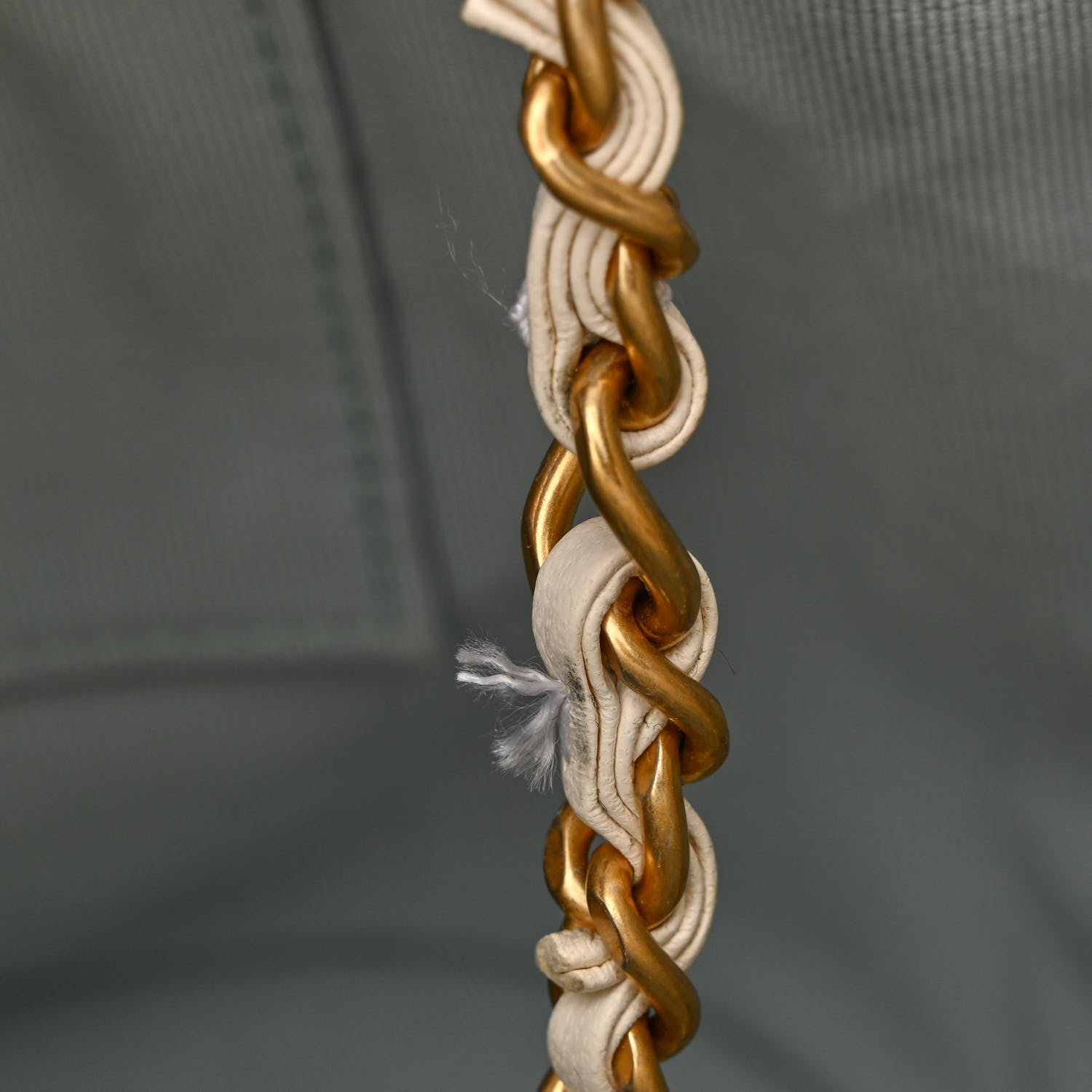 Chanel Lambskin Quilted My Perfect Chain Bucket Drawstring Bag White 8 of 13
