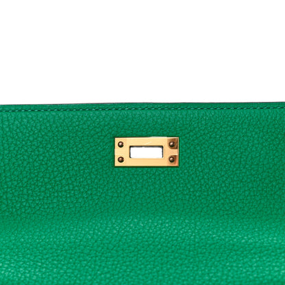 Hermes Togo Kelly Retourne 25 Menthe 21 of 36