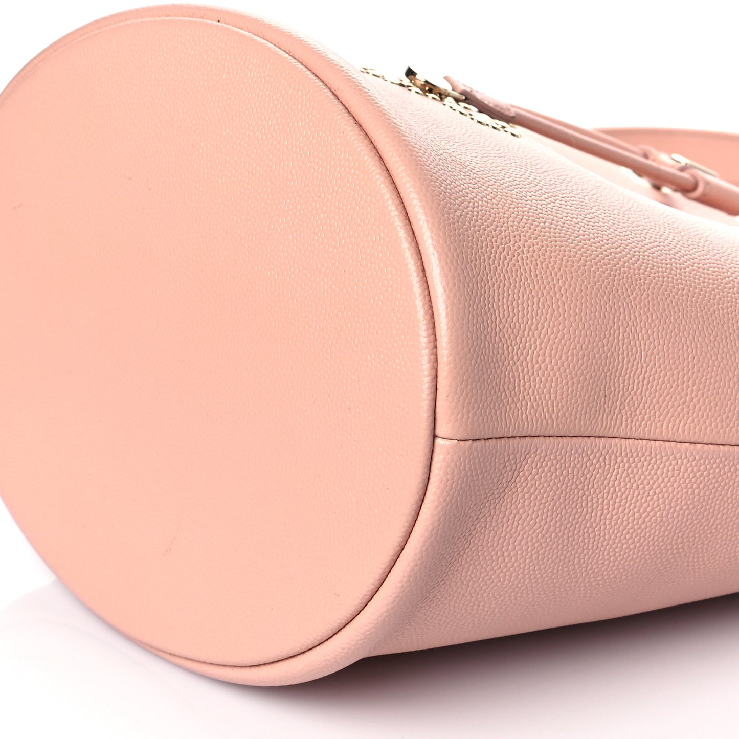 Caviar Deauville Drawstring Bucket Bag Light Pink