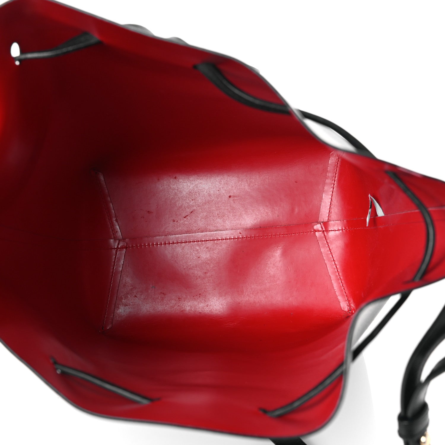 Mansur Gavriel Calfskin Bucket Bag Black Flamma 5 of 15