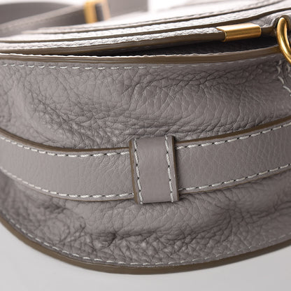 Chloe Calfskin Mini Marcie Round Crossbody Bag Cashmere Grey 10 of 11