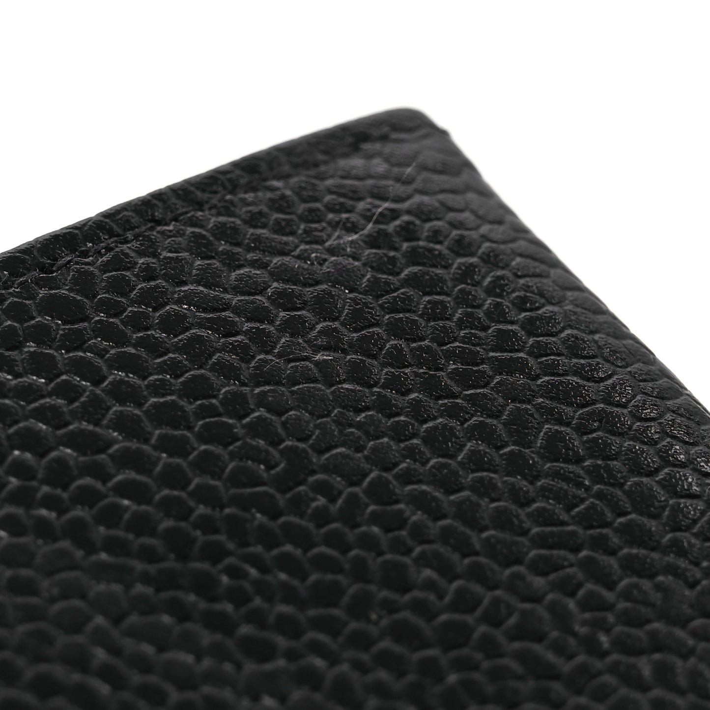 Caviar Timeless CC Flap Card Holder Black