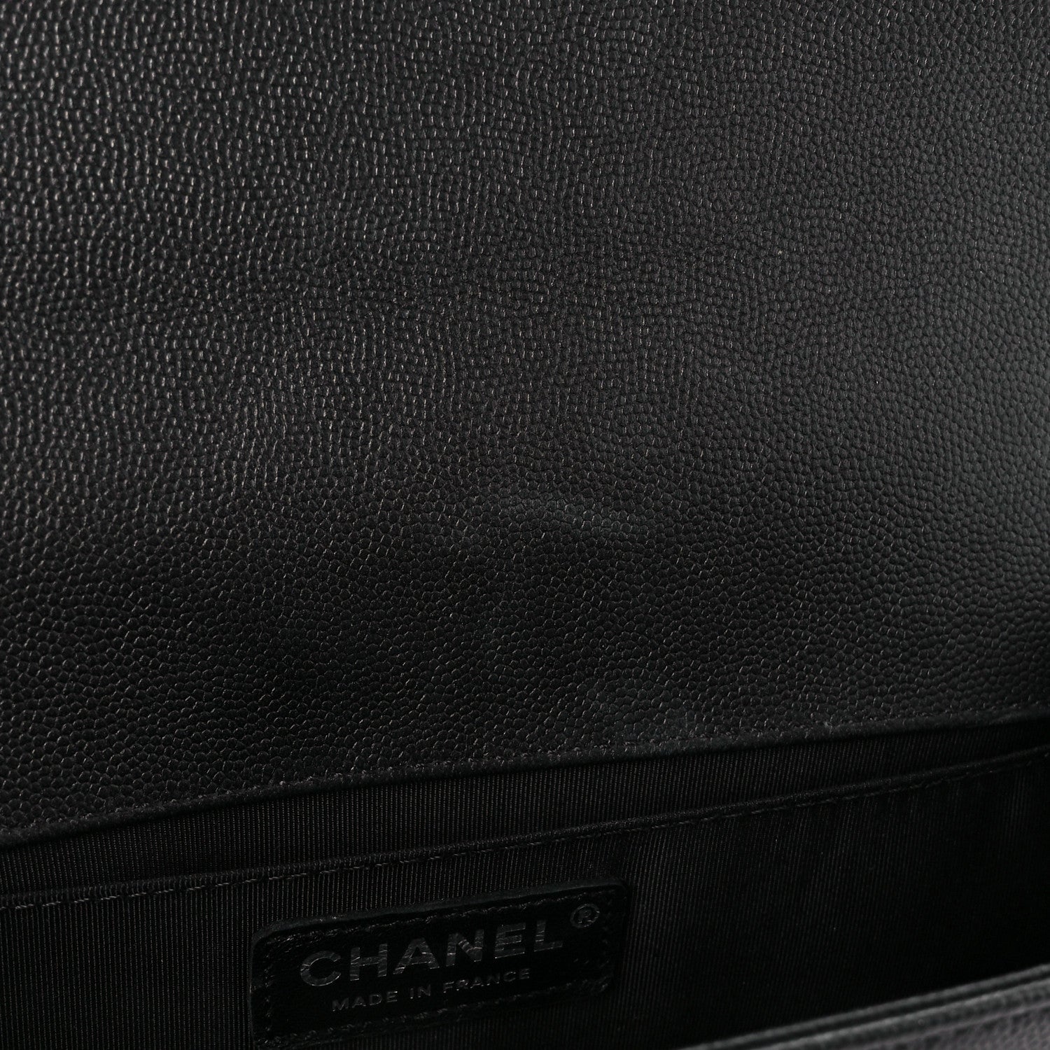 Chanel Caviar Quilted Medium Boy Flap So Black 11 of 12