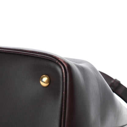 Saint Laurent Calfskin Large Emmanuelle Bucket Bag Burgundy 8 of 11