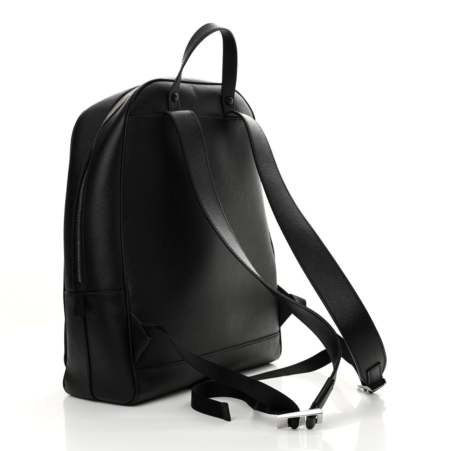 Prada Saffiano Backpack Black 3 of 12