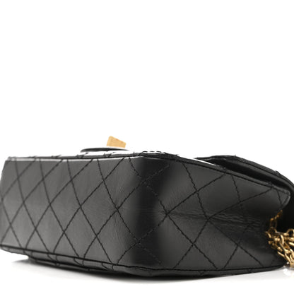 Chanel Aged Calfskin Quilted 2.55 Reissue Mini Flap Black 10 of 11