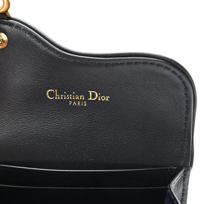 Christian Dior Oblique Saddle Card Holder Blue 6 of 7
