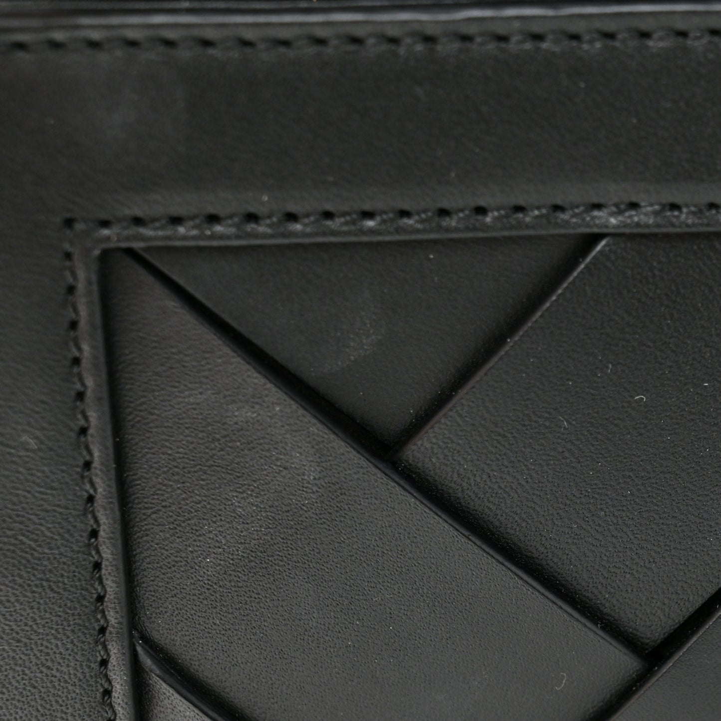 Calfskin Woven Small Sweet Charity NV Shoulder Bag Black