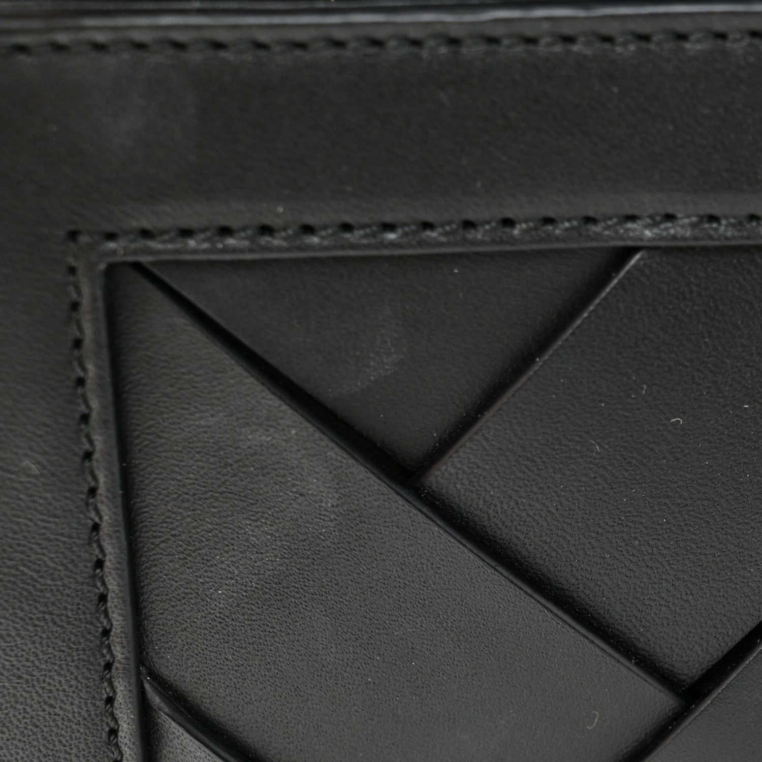 Christian Louboutin Calfskin Woven Small Sweet Charity NV Shoulder Bag Black 10 of 12