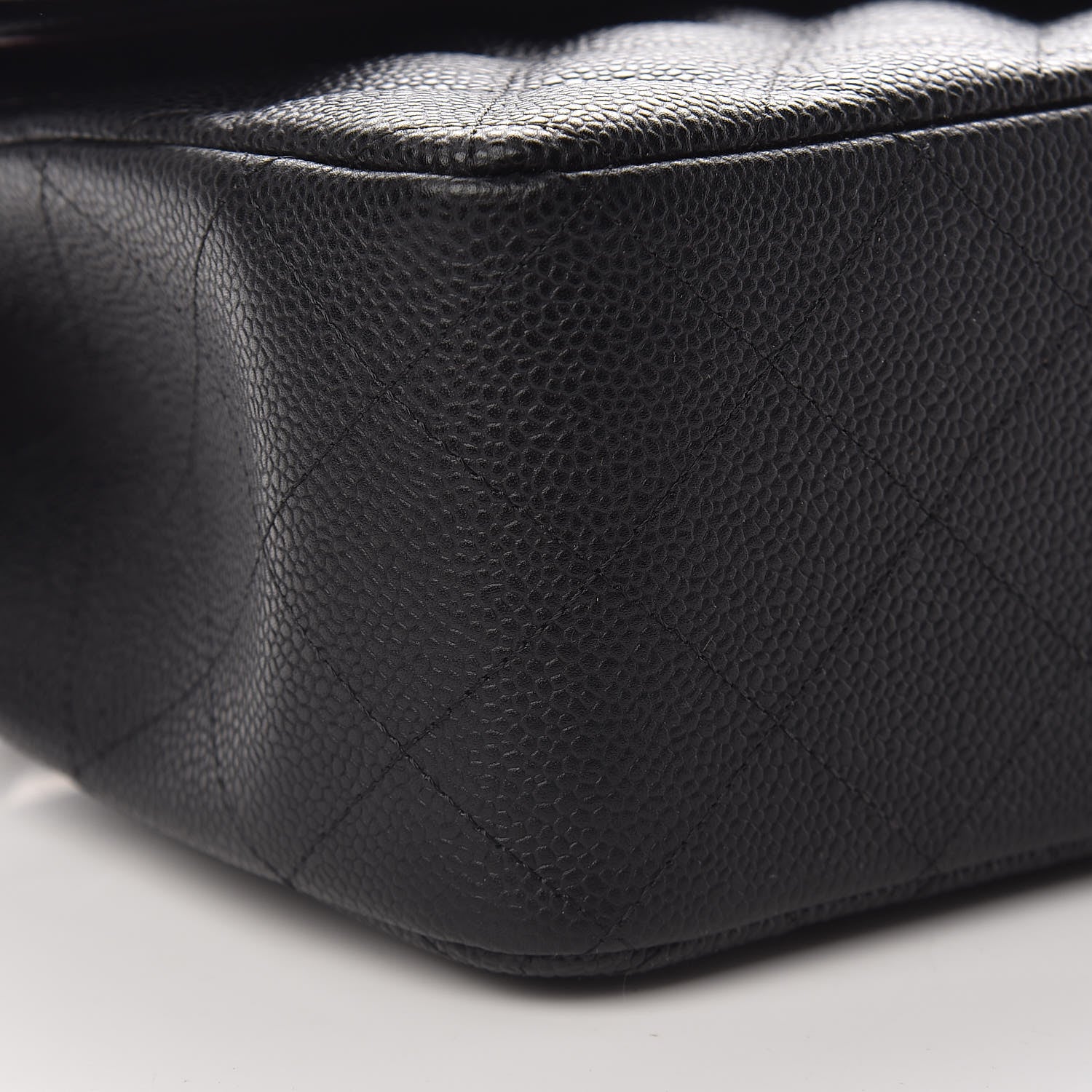 Chanel Caviar Quilted Jumbo Double Flap Black 9 of 11
