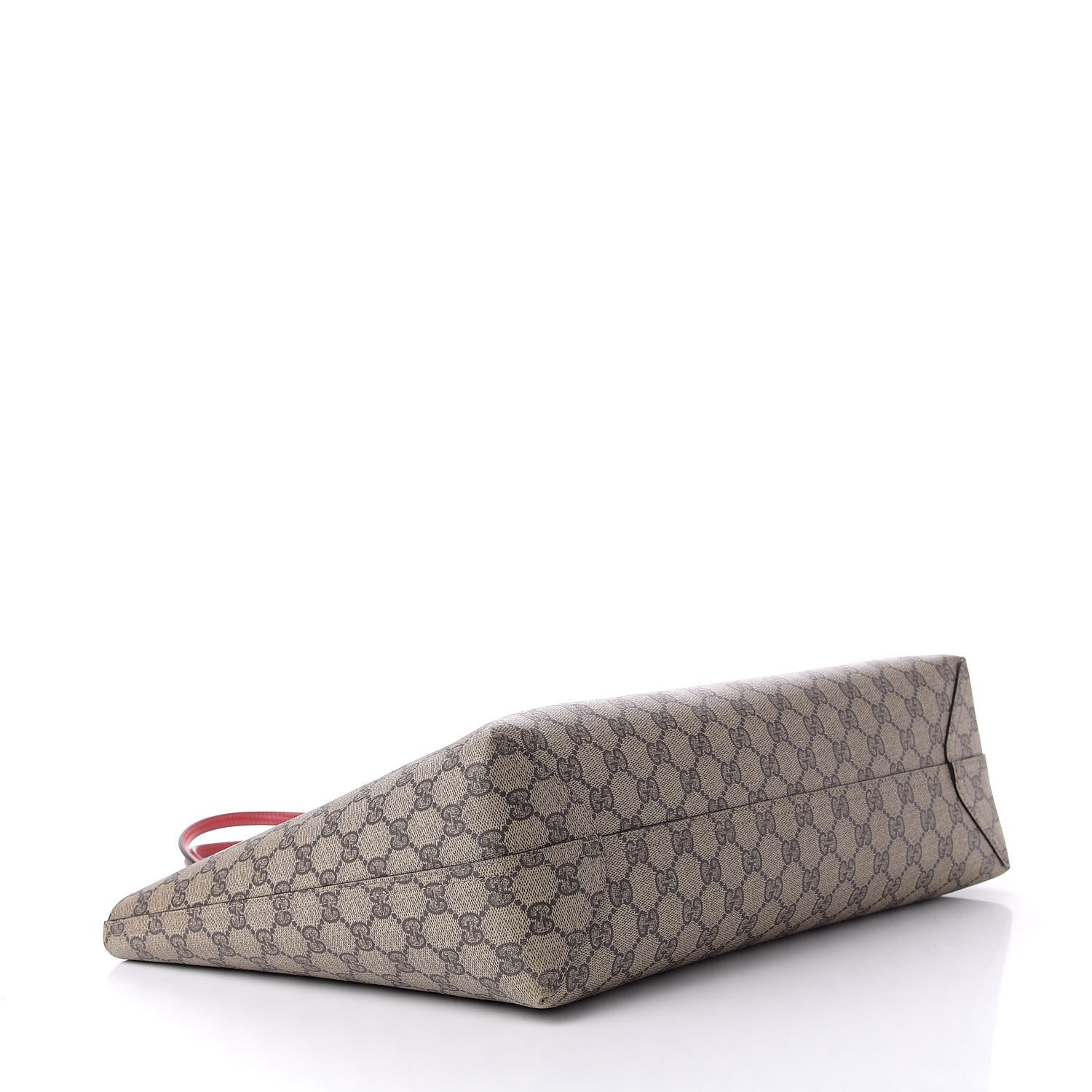 Gucci GG Supreme Monogram Medium Reversible Tote Beige Red 6 of 12
