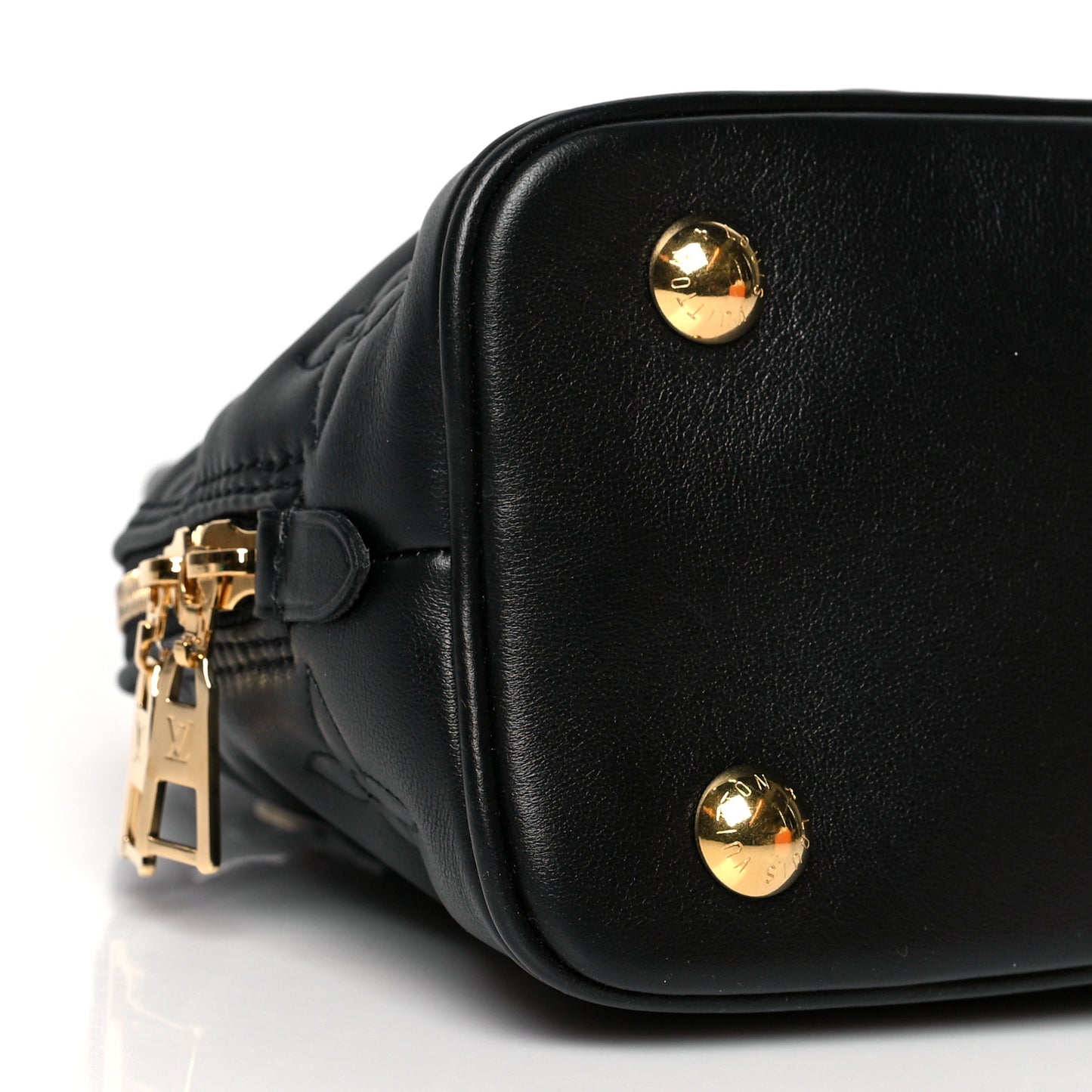 Calfskin Bubblegram Alma BB Black