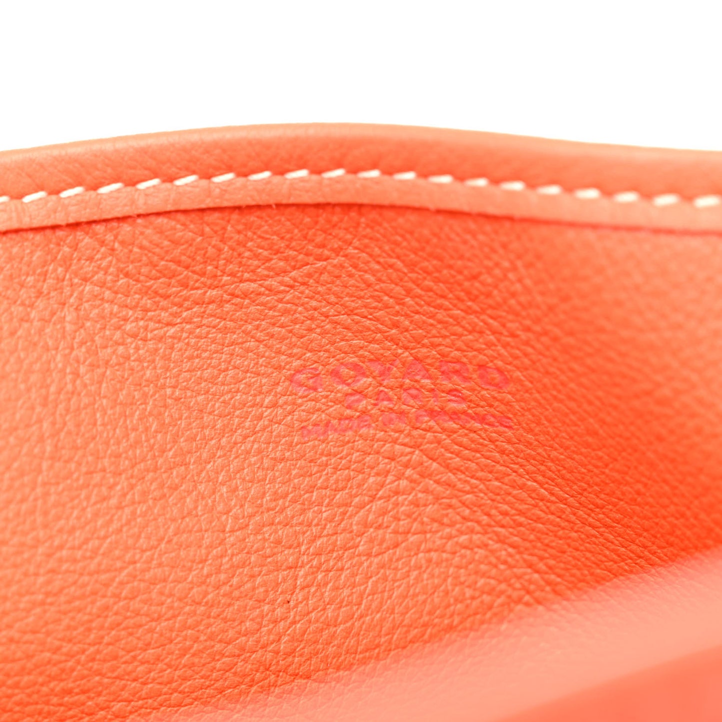 Goyardine Reversible Mini Anjou Orange Orange