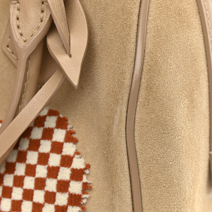 Louis Vuitton Suede Cubic Illusion Fleur Speedy Cube PM Beige 11 of 14