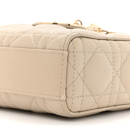 Christian Dior Lambskin Cannage Medium Lady D-Joy Hazelnut 9 of 15
