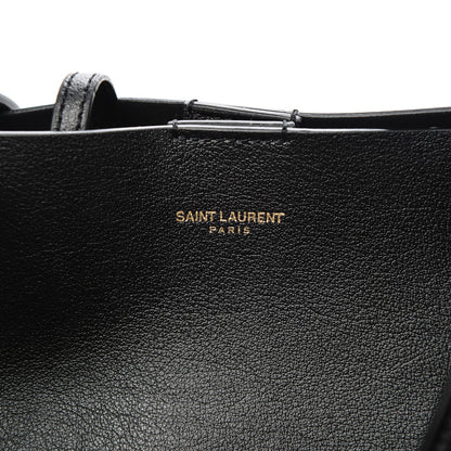 Saint Laurent Calfskin Large Shopping Tote Black 7 of 8
