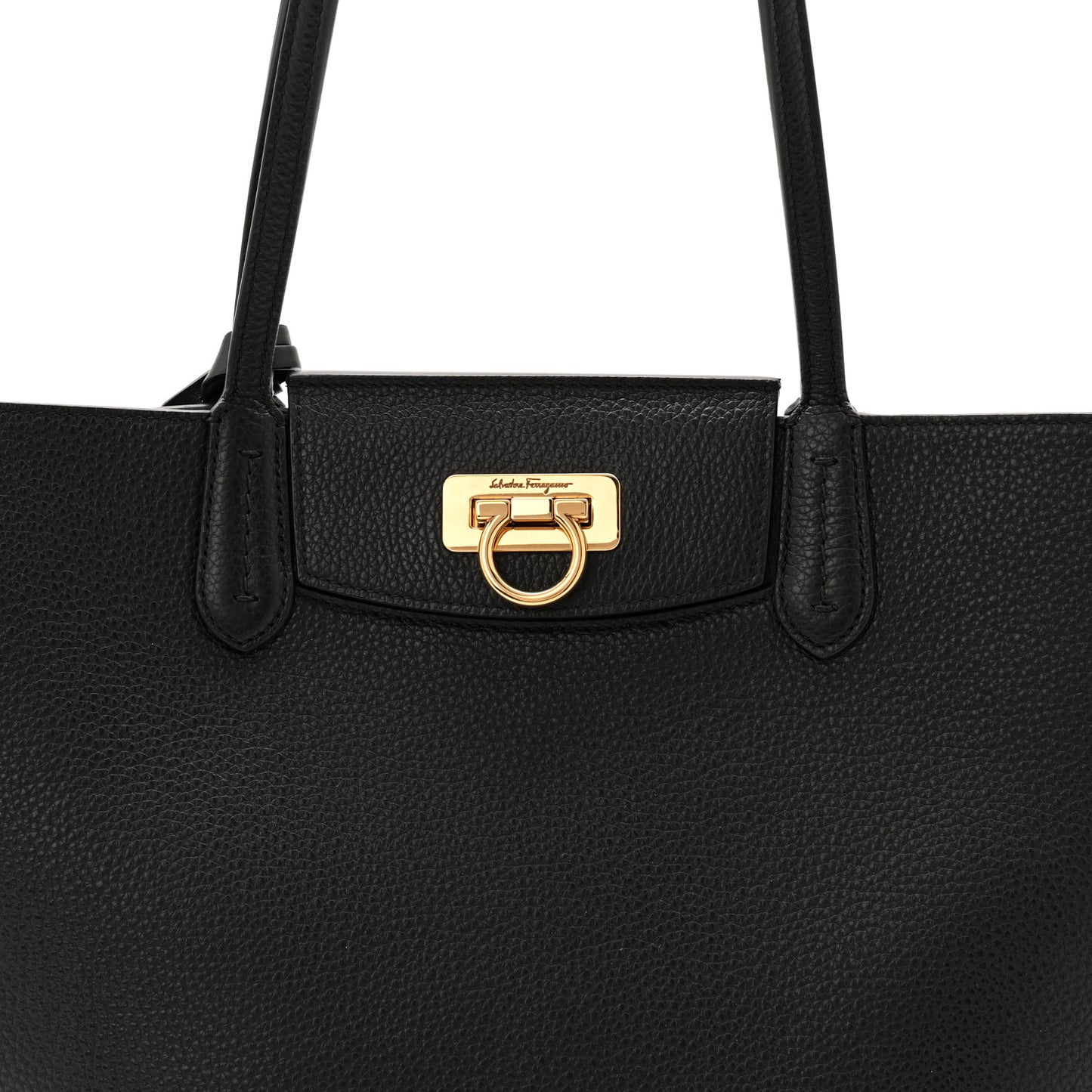Calfskin Travel Tote Black