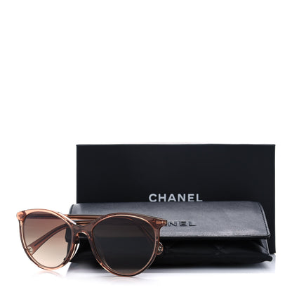 Chanel Acetate Pantos Cat Eye Sunglasses 5448 Pink 8 of 8