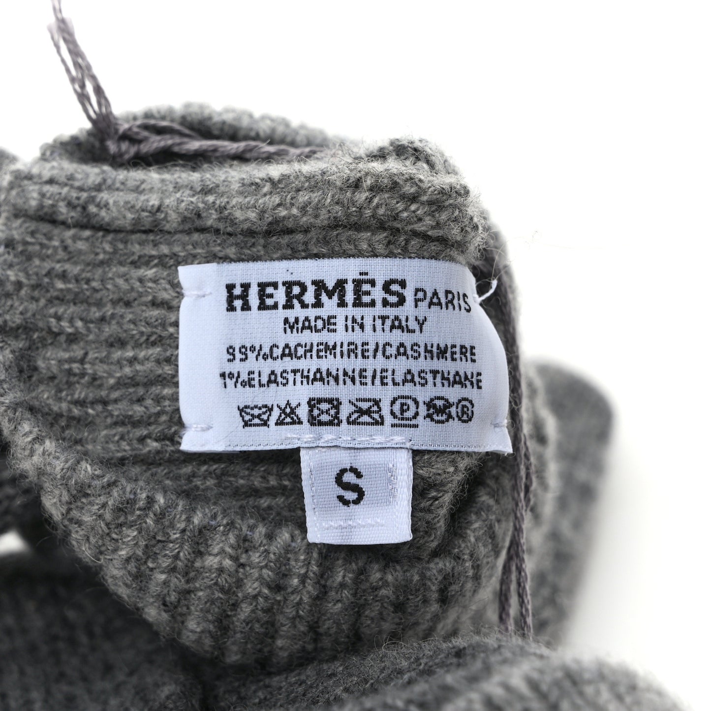 Cashmere Heaven Gloves Charbon Flanelle
