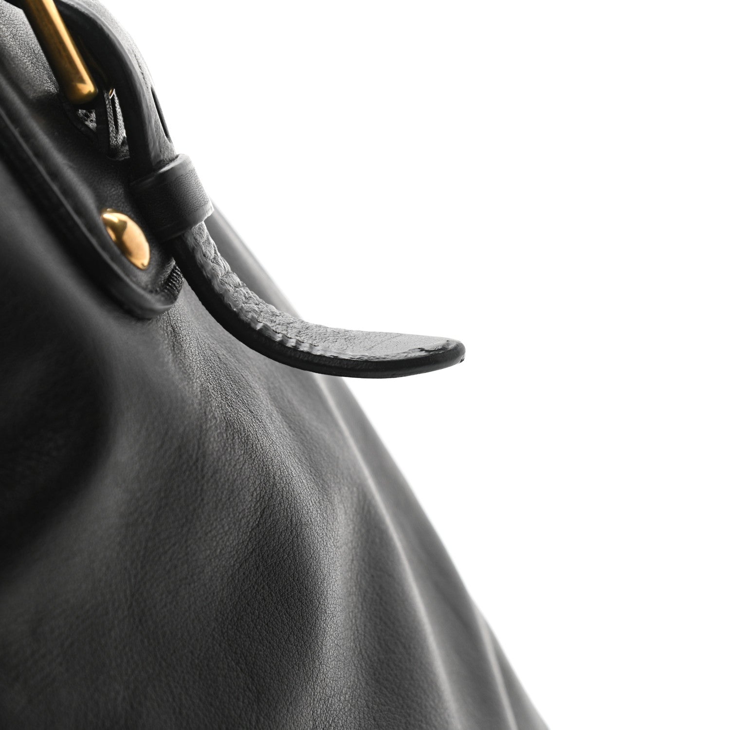 Prada Vitello Soft Shopping Satchel Black 11 of 14