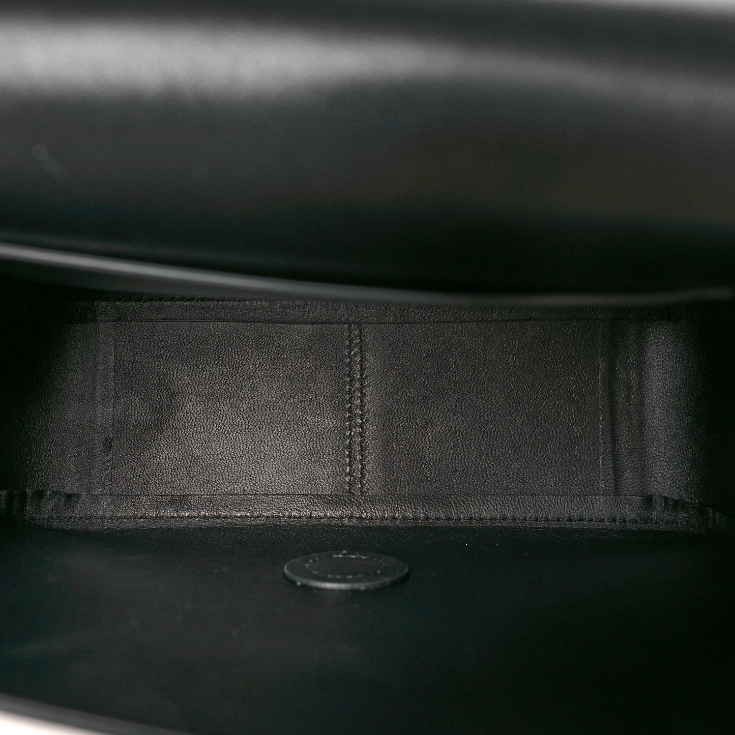 Calfskin Box Shoulder Bag Black