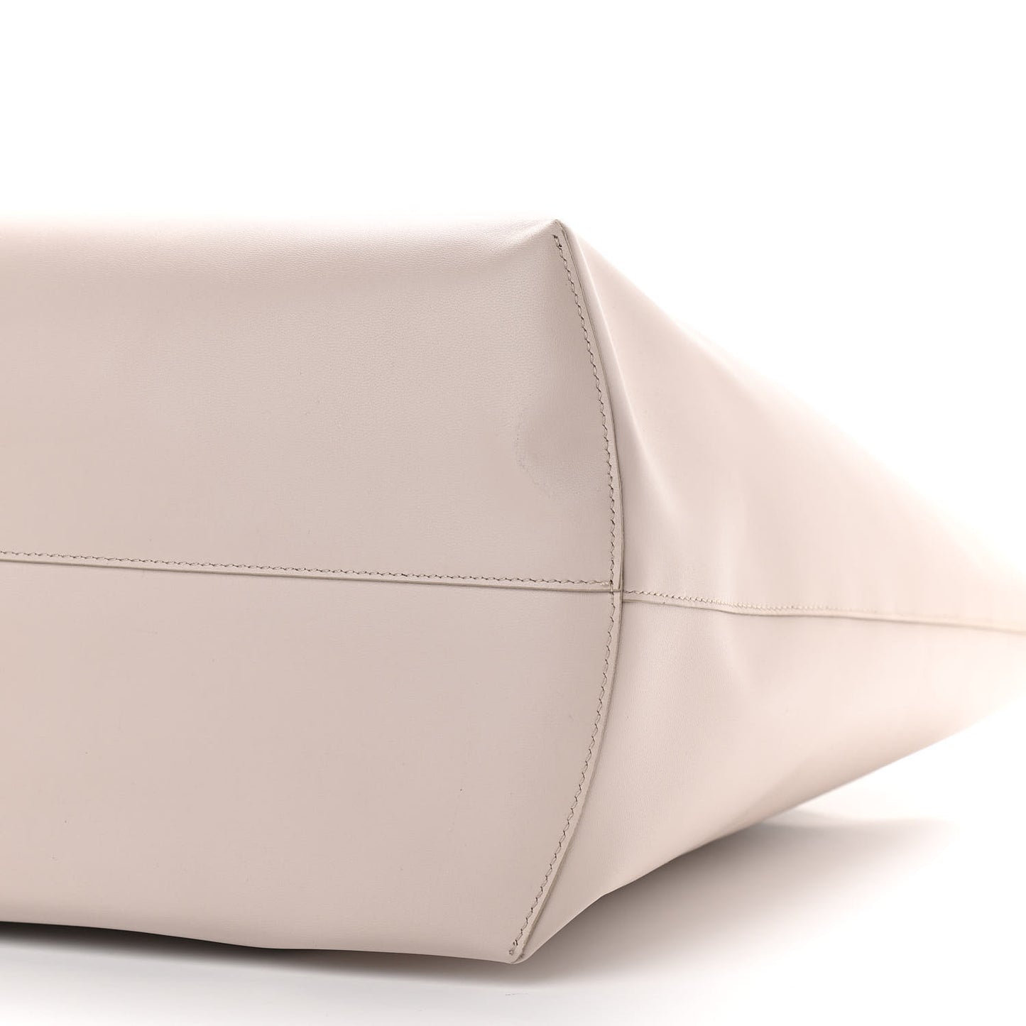 Vitello Ginevra Elaphe Monster Eyes Shopping Tote Grigio Polvere Naturale