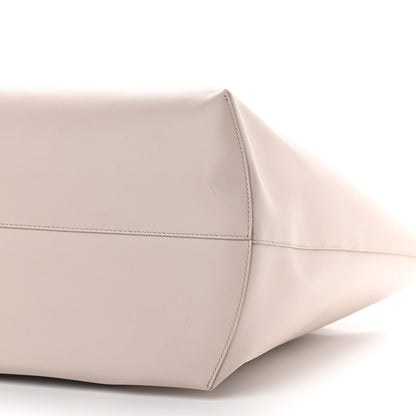 Fendi Vitello Ginevra Elaphe Monster Eyes Shopping Tote Grigio Polvere Naturale 10 of 10
