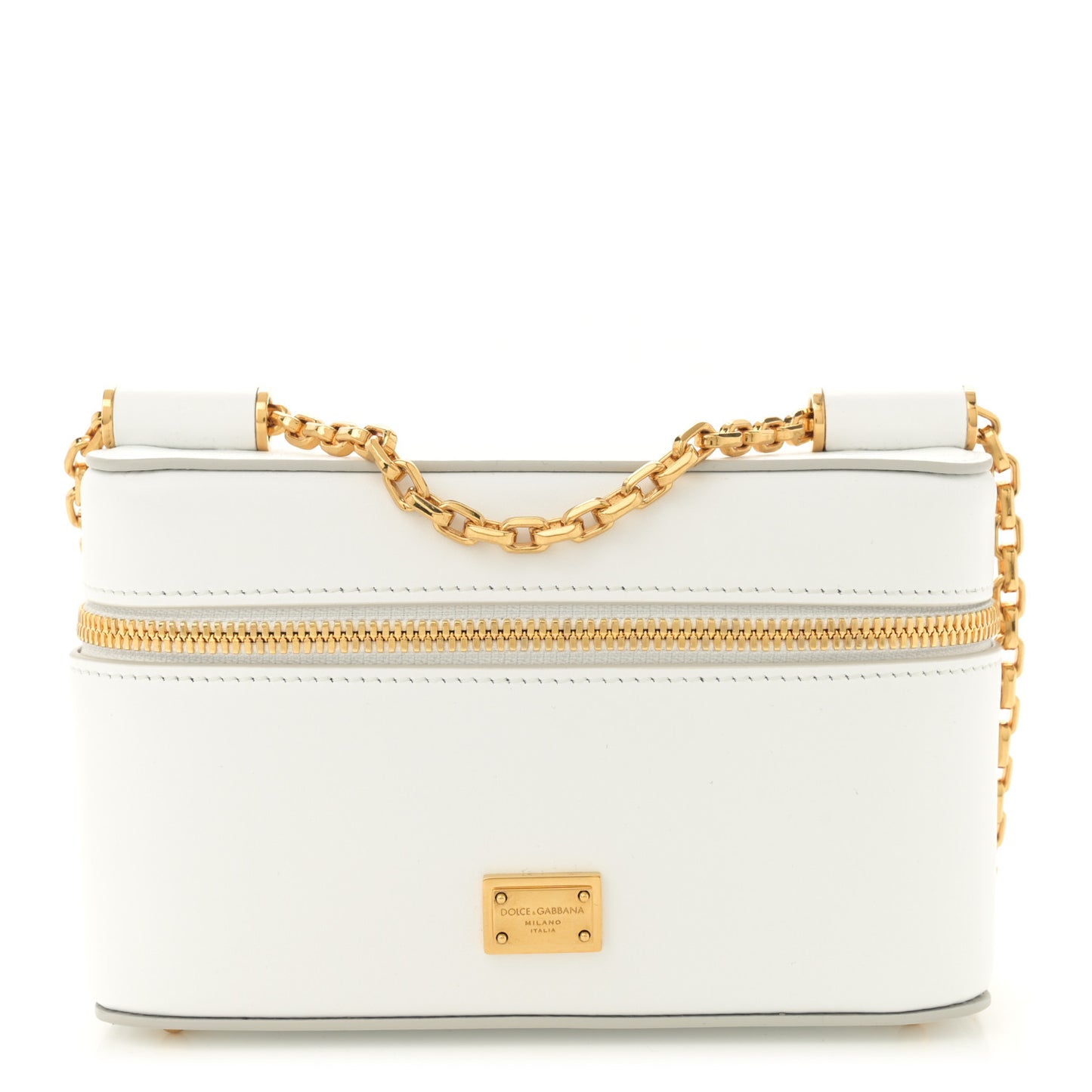 Calfskin Sicily Crossbody Bag White