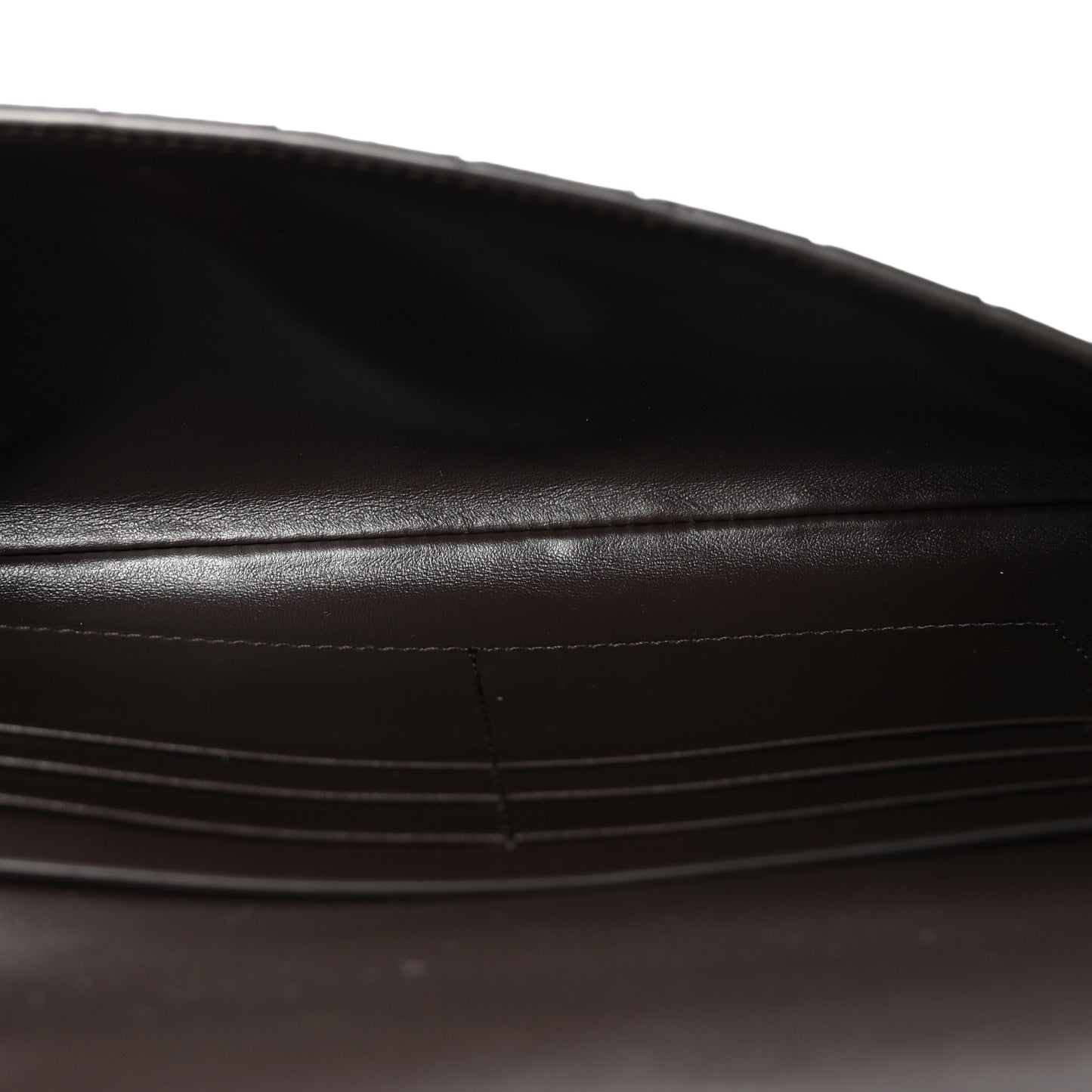 Nappa Intrecciato Long Andiamo Top Handle Clutch Fondant