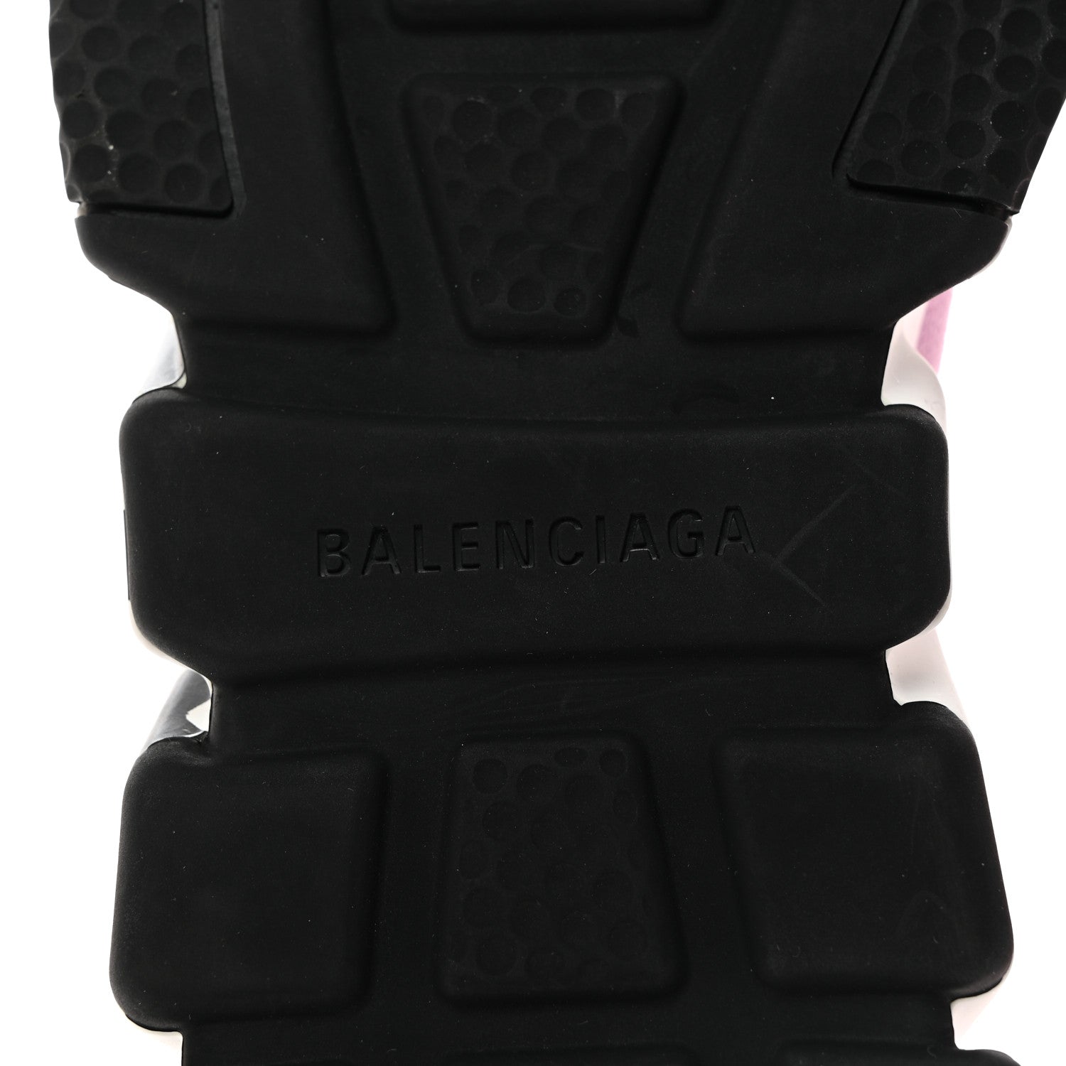 Balenciaga Neoprene Knit Womens Speed Graffiti Sneakers Light 40 Light Pink White Black 8 of 8