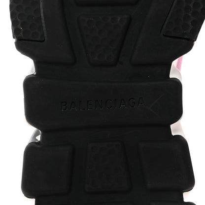 Balenciaga Neoprene Knit Womens Speed Graffiti Sneakers Light 40 Light Pink White Black 8 of 8