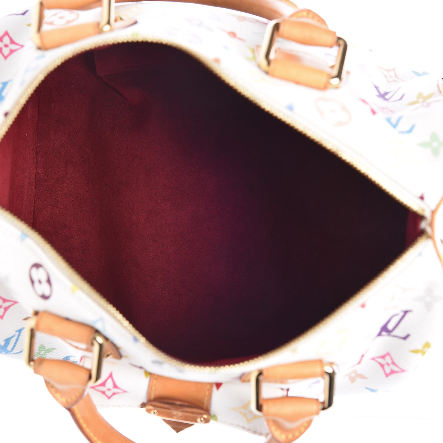 Monogram Multicolor Speedy 30 White